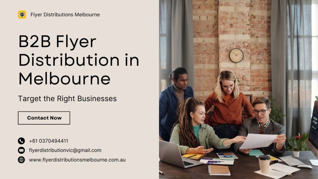 b2b flyer distribution